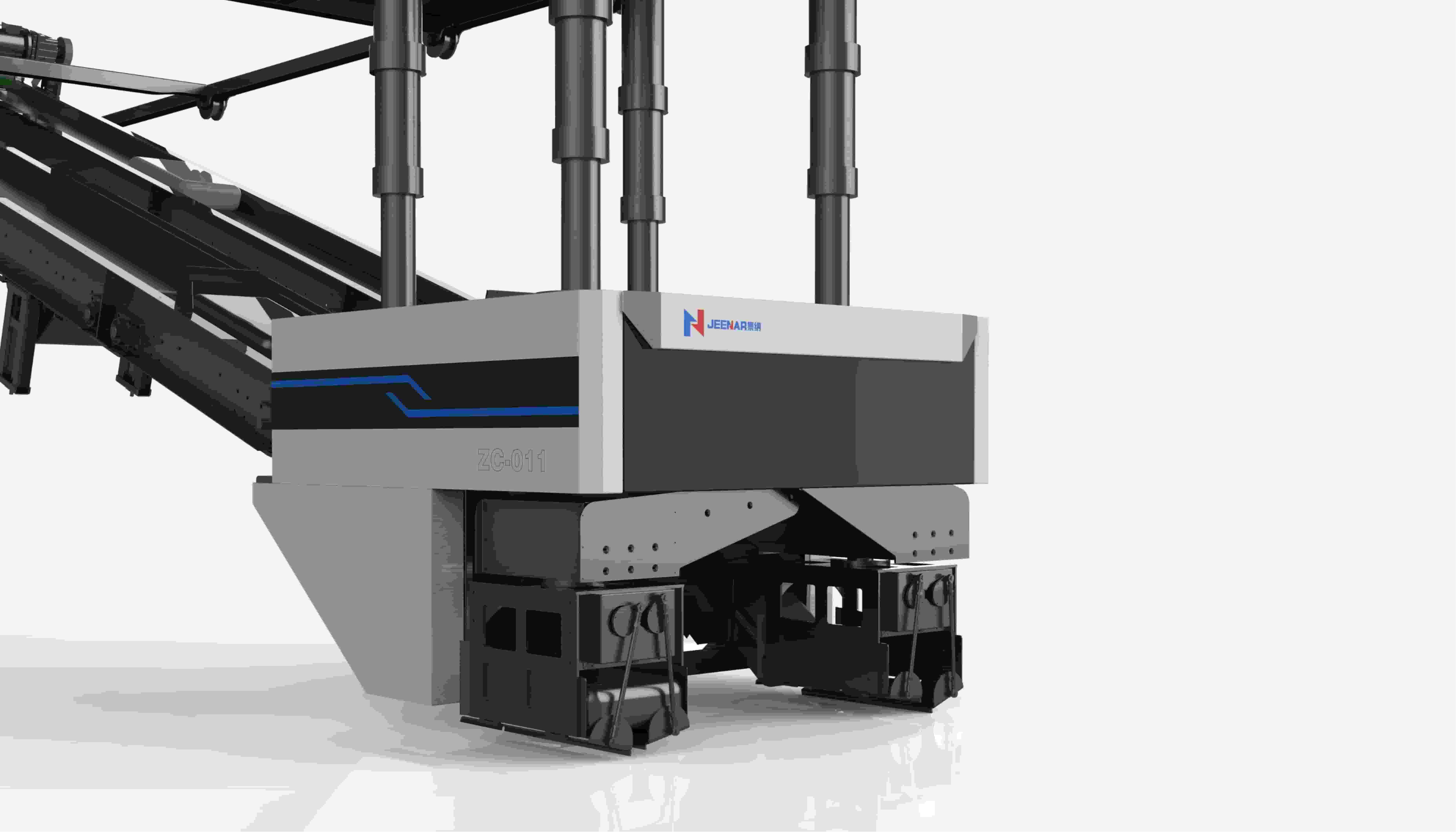Palletizing packaging mechanism Automatic bagged cement palletizing and loading machine Producer