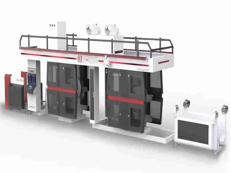 6 colour flexo printing machine in China