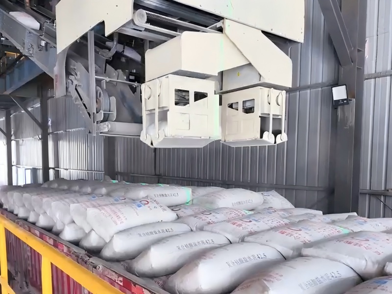 Primeira máquina inteligente de carregamento de cimento 