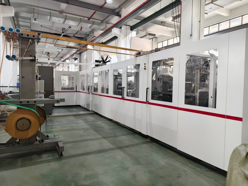 Solução de alta velocidade e estabilidade para máquinas de fabricação de sacos valvulados